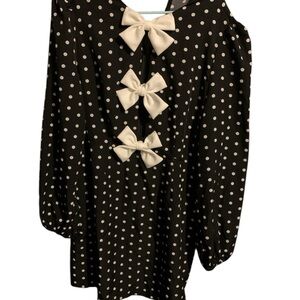 Polka Dot Dress with Bows